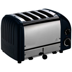 Dualit Made to Order Classic 4-Slice Toaster Stainless Steel/Ocean Blue Gloss